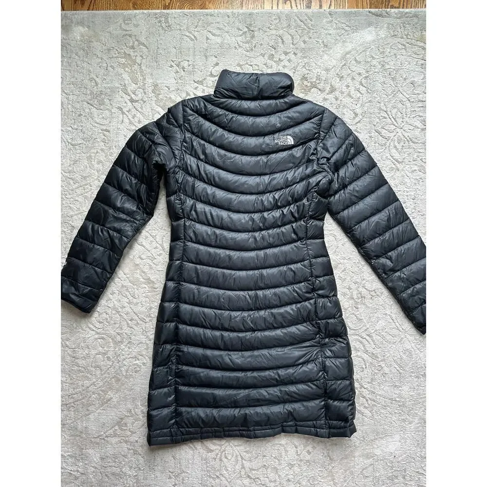 The North Face Women's XS 700 Down Gotham Long Puffer Coat Black Lightweight